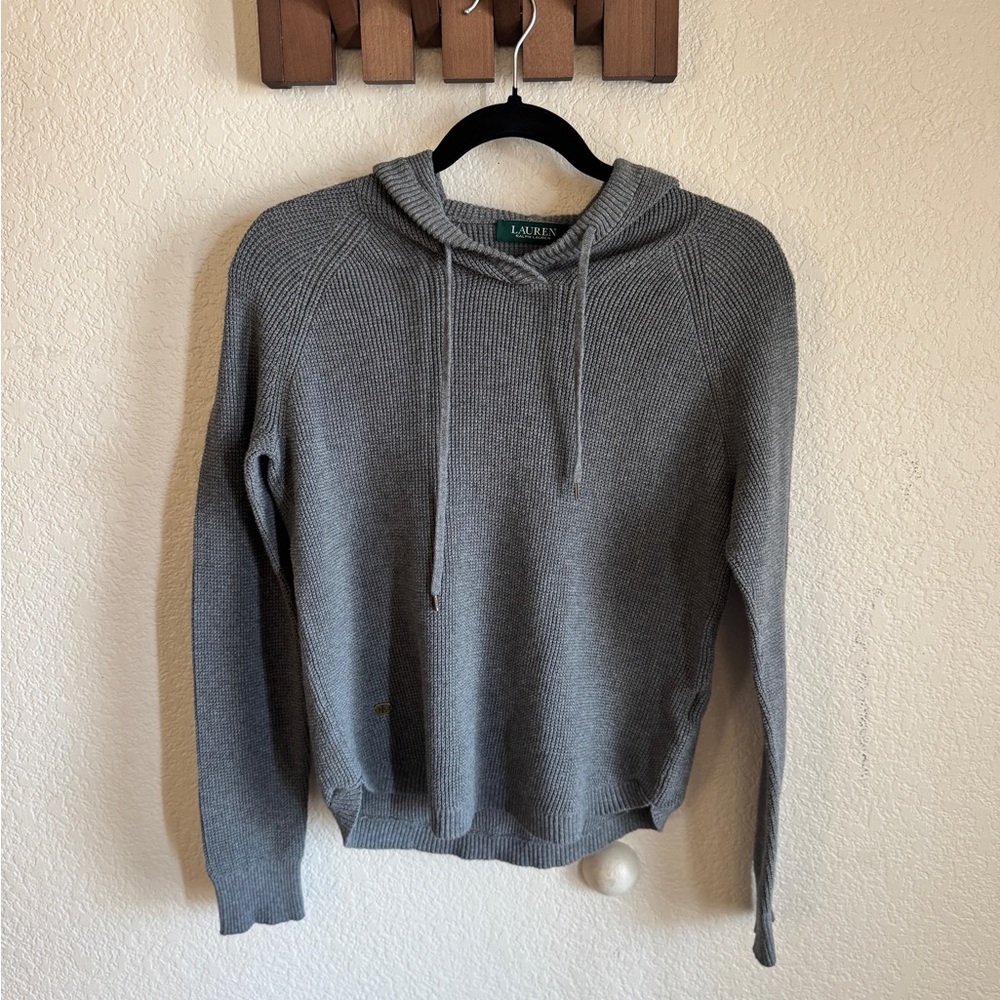 Ralph Lauren Gray Hooded women or men’s  Sweater